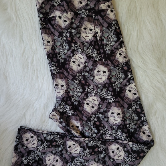 Micheal Myers Halloween leggings capri - Picture 1 of 1